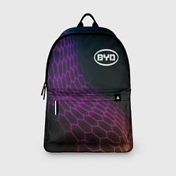 Рюкзак BYD neon hexagon, цвет: 3D-принт — фото 2