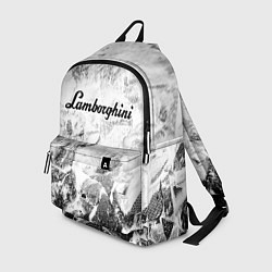 Рюкзак Lamborghini white graphite, цвет: 3D-принт