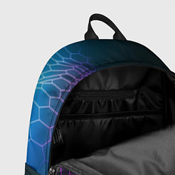 Рюкзак Jaguar neon hexagon, цвет: 3D-принт — фото 2