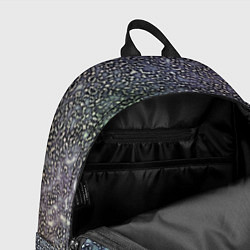 Рюкзак Абстрактный серо-фиолетовый, цвет: 3D-принт — фото 2