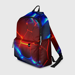 Рюкзак Красные плиты с ярким светом, цвет: 3D-принт