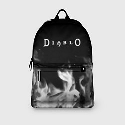 Рюкзак Diablo fire black, цвет: 3D-принт — фото 2