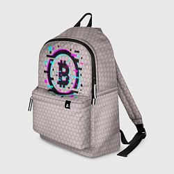 Рюкзак Биткоин символ - сетка, цвет: 3D-принт
