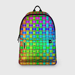 Рюкзак Переплетенные радужные ленты, цвет: 3D-принт — фото 2