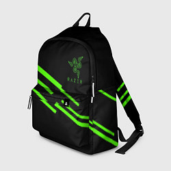 Рюкзак Razer line green, цвет: 3D-принт