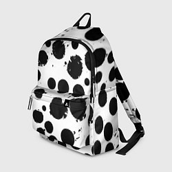 Рюкзак Abstract black blots - ai art fantasy, цвет: 3D-принт