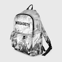 Рюкзак Megadeth white graphite, цвет: 3D-принт