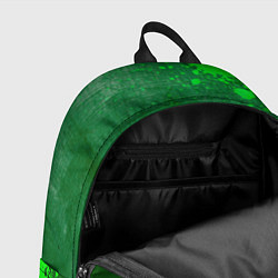 Рюкзак Bayer 04 - green gradient по-центру, цвет: 3D-принт — фото 2