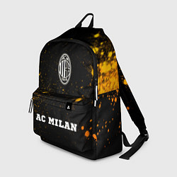 Рюкзак AC Milan - gold gradient по-центру, цвет: 3D-принт