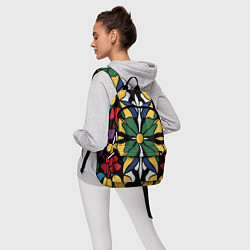 Рюкзак Узор калейдоскоп, цвет: 3D-принт — фото 2