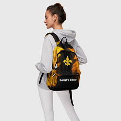 Рюкзак Saints Row - gold gradient по-центру, цвет: 3D-принт — фото 2
