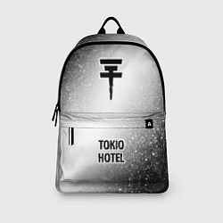 Рюкзак Tokio Hotel glitch на светлом фоне по-центру, цвет: 3D-принт — фото 2