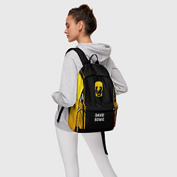 Рюкзак David Bowie - gold gradient по-центру, цвет: 3D-принт — фото 2