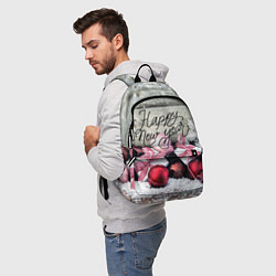 Рюкзак Новогодние подарки, цвет: 3D-принт — фото 2