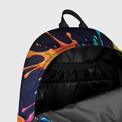 Рюкзак Панда на фоне взрыва красок, цвет: 3D-принт — фото 2