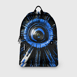 Рюкзак Чёрно-синяя сфера киберпанк, цвет: 3D-принт — фото 2