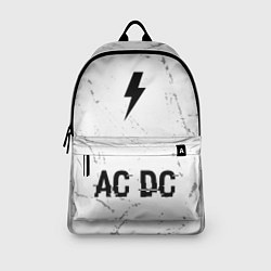 Рюкзак AC DC glitch на светлом фоне по-центру, цвет: 3D-принт — фото 2