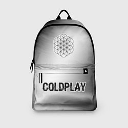 Рюкзак Coldplay glitch на светлом фоне по-центру, цвет: 3D-принт — фото 2