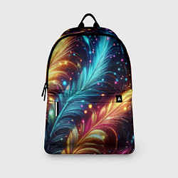 Рюкзак Неоновые разноцветные перья, цвет: 3D-принт — фото 2