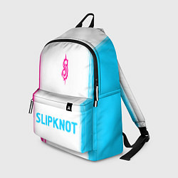 Рюкзак Slipknot neon gradient style по-центру, цвет: 3D-принт