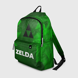 Рюкзак Zelda - green gradient по-центру, цвет: 3D-принт