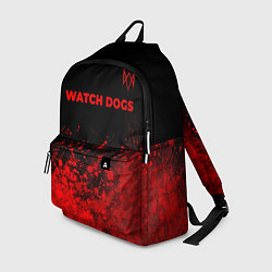 Рюкзак Watch Dogs - red gradient посередине, цвет: 3D-принт