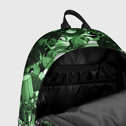 Рюкзак Растения против зомби в зеленом цвете, цвет: 3D-принт — фото 2