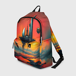Рюкзак Абстракция в стиле сюрреализма, цвет: 3D-принт