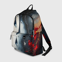 Рюкзак Сюрреалистичная абстракция с каплями, цвет: 3D-принт