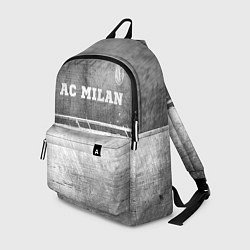 Рюкзак AC Milan - grey gradient посередине, цвет: 3D-принт