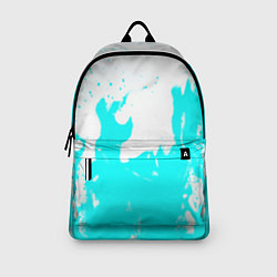 Рюкзак Голубой огонь текстура, цвет: 3D-принт — фото 2