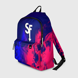 Рюкзак Sally face neon flame, цвет: 3D-принт