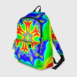Рюкзак Неоновая психоделика узор, цвет: 3D-принт