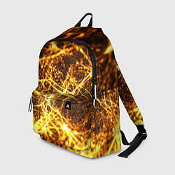 Рюкзак Текстура золотые нити, цвет: 3D-принт