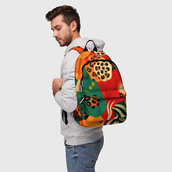 Рюкзак Анималистичный африканский паттерн, цвет: 3D-принт — фото 2