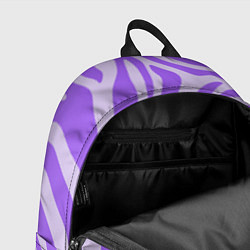 Рюкзак Лавандовый тигровый паттерн, цвет: 3D-принт — фото 2