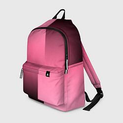 Рюкзак Розовый с затемнением градиент пополам, цвет: 3D-принт