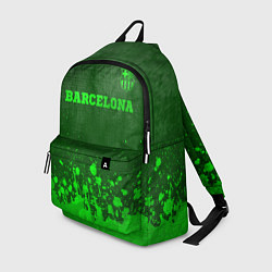 Рюкзак Barcelona - green gradient посередине, цвет: 3D-принт