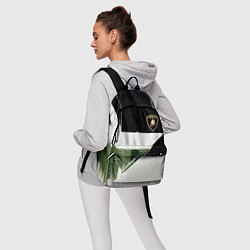 Рюкзак Ламборджини логотип, цвет: 3D-принт — фото 2