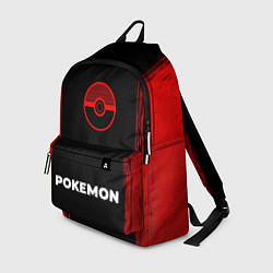 Рюкзак Pokemon - red gradient по-центру, цвет: 3D-принт