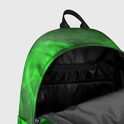Рюкзак Lamborghini - green gradient по-центру, цвет: 3D-принт — фото 2