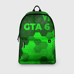 Рюкзак GTA 6 - green gradient посередине, цвет: 3D-принт — фото 2