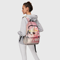 Рюкзак Балерина капучино розовый, цвет: 3D-принт — фото 2
