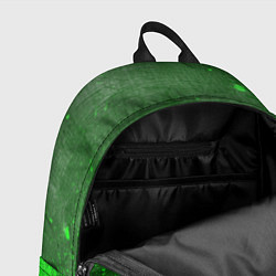 Рюкзак Minecraft - green gradient по-центру, цвет: 3D-принт — фото 2