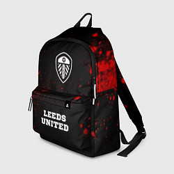 Рюкзак Leeds United - red gradient по-центру, цвет: 3D-принт