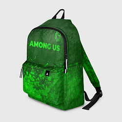 Рюкзак Among Us - green gradient посередине, цвет: 3D-принт