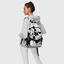 Рюкзак Брызги черной краски, цвет: 3D-принт — фото 2