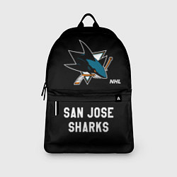 Рюкзак Сан Хосе Шаркс - команда НХЛ, цвет: 3D-принт — фото 2