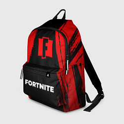 Рюкзак Fortnite - red gradient по-центру, цвет: 3D-принт