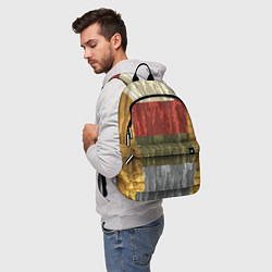Рюкзак Цветной узор абстрактная графика, цвет: 3D-принт — фото 2